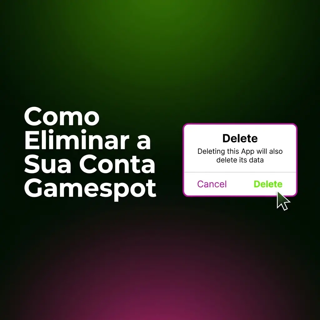 Guia passo a passo para eliminar conta Gamespot com opções de autoexclusão e encerramento seguro