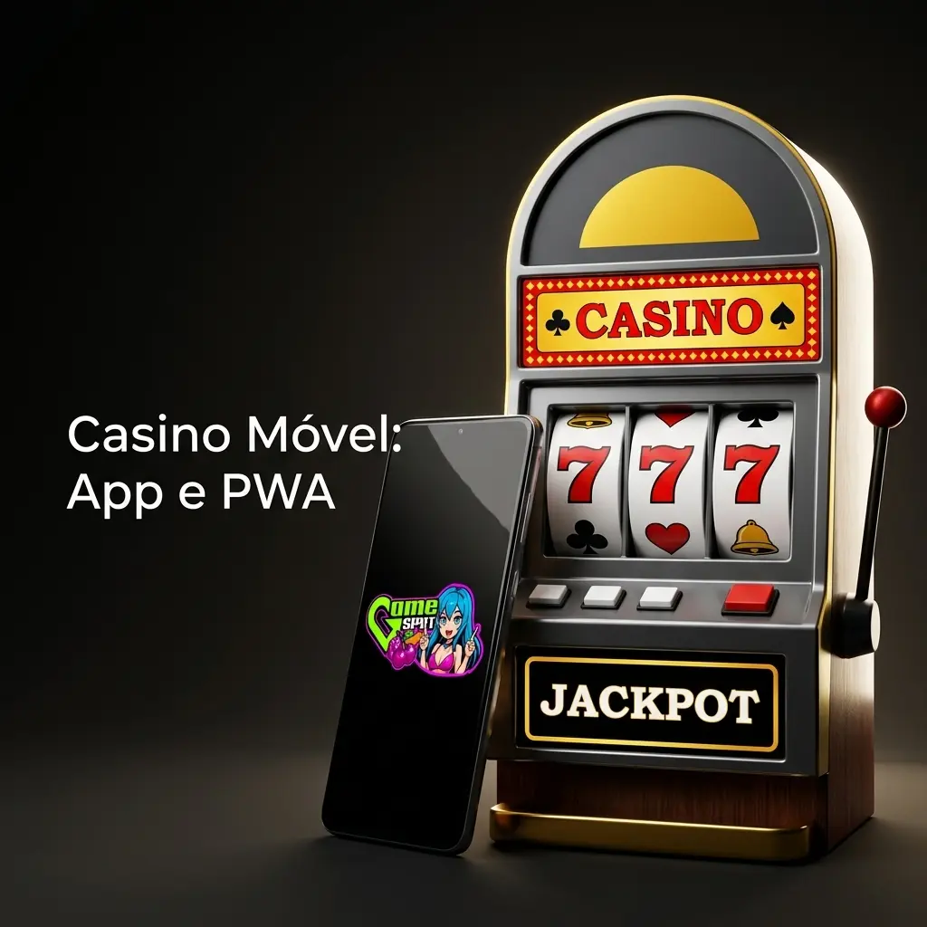 Aplicação móvel do casino Gamespot em Android e iOS com PWA e acesso completo a slots e jogos ao vivo