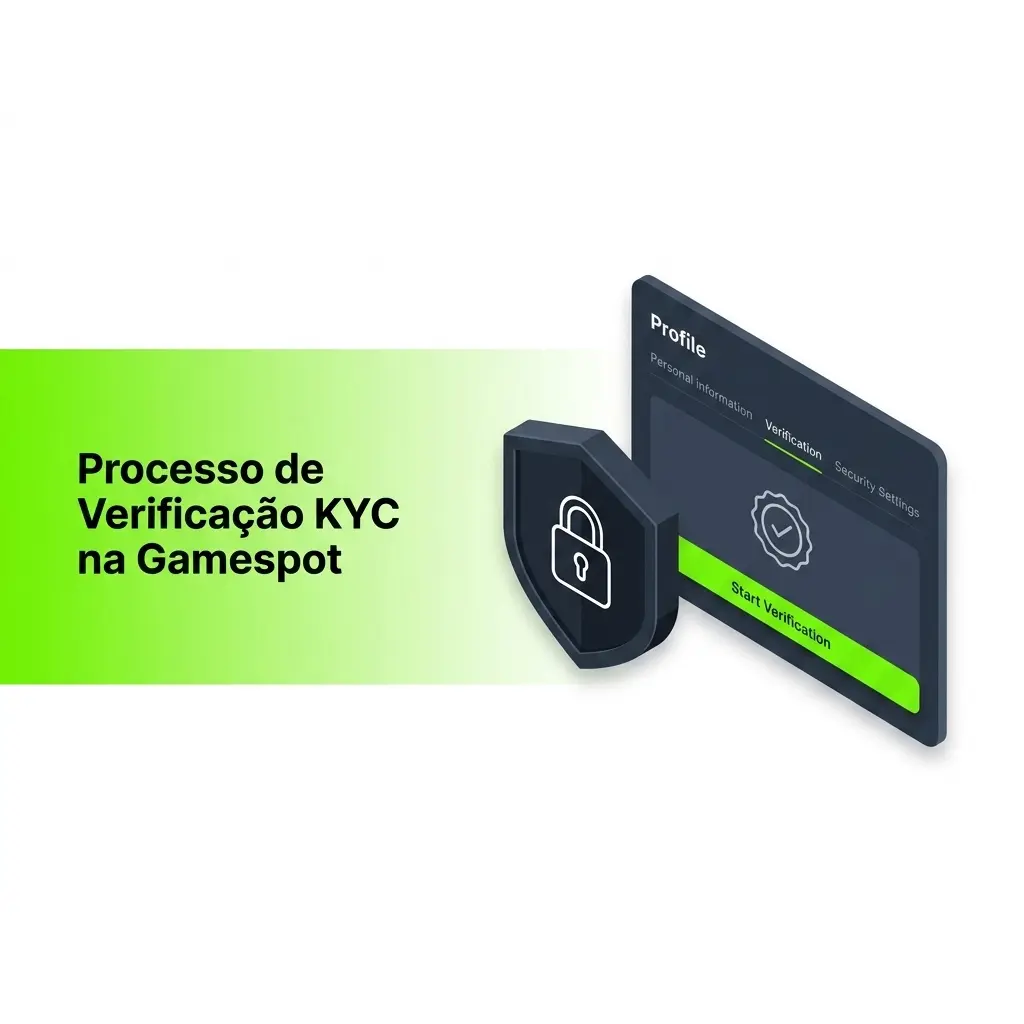 Processo de verificação KYC na Gamespot com documentos de identidade e comprovativo de morada para validação