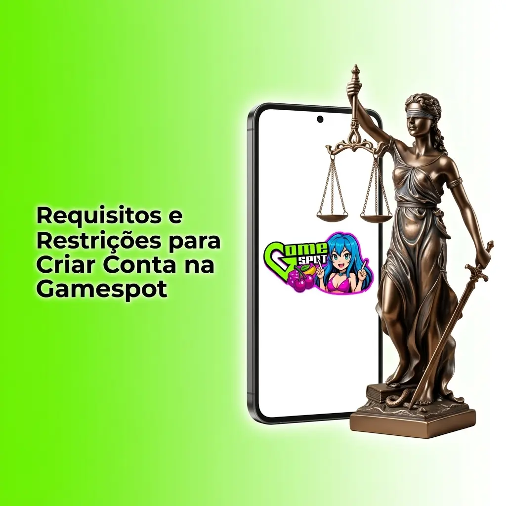 Requisitos e restrições para criar conta na Gamespot, incluindo idade mínima e países proibidos
