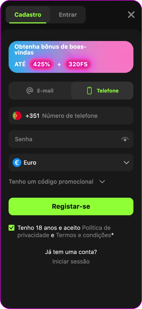 Insira os seus dados pessoais para concluir o registo no Gamespot.
